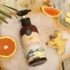 orange ginger castile liquid soap, liquid soap, castile soap, antibacterial soap, cleanse skin, natural essential oils