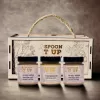 peanut butter gift set, crunchy peanut butter, pure peanut butter, gift for loved ones, food gift set