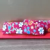 kẹp tóc vuông bọc vải nhiều mẫu, phong cách vintage, màu sắc rực rỡ, họa tiết đáng yêu, điểm nhấn cho trang phục hàng ngày