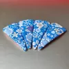 kẹp tóc tam giác vải hoa, hoạ tiết vải hoa tươi sáng, phù hợp với mọi dịp, điểm nhấn tinh tế, phụ kiện tóc duyên dáng