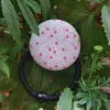 button hair tie, random color, various patterns, durable material, unique large round button design, handmade items