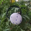 button hair tie, random color, various patterns, durable material, unique large round button design, handmade items