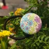 button hair tie, random color, various patterns, durable material, unique large round button design, handmade items