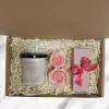Scented candle gift box, relaxation gift set, self-care gift, aromatherapy candle, soy wax candle, essential oils, lavender candle, stress relief gift, gift for men, gift for women, spa gift set, birthday gift, holiday gift, meditation candle, sleep aid,
