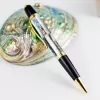 craftsmanship mother of pearl pen, exquisite craftsmanship, intricate patterns, elegant and luxurious beauty, premium gift