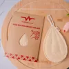 miếng rửa chén xơ mướp dạng giọt nước, làm sạch nhẹ nhàng và hiệu quả, không gây trầy xước đồ dùng bếp, thân thiện môi trường