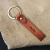 name engraving leather keychain, premium leather material, engravable, personalized touch, rustic style