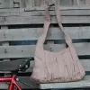 linen bag, natural linen fabric, unique puffed sewing technique, easy to match with outfits, suitable for daily use