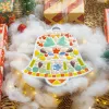 chuông giáng sinh, bộ kit tự làm tranh ghép gốm tại nhà cho bé, đồ chơi cho trẻ, game kích thích sáng tạo, quà tặng cho bé