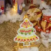 christmas snowy tree diy mosaic kit for kids, interesting toy, creative toy, decorative item, christmas gift