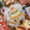 christmas snowy tree diy mosaic kit for kids, interesting toy, creative toy, decorative item, christmas gift