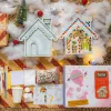 ngôi nhà tuyết, bộ kit tự làm tranh ghép gốm tại nhà cho bé, bộ đồ chơi thủ công, đồ chơi lắp ráp, thỏa sức sáng tạo, món đồ trang trí