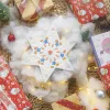 snowflake diy mosaic kit for kids, handcrafted kit, encourages creativity, intelligent toy, safe for kids