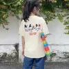 “bồ câu" cotton t-shirt - emotion, small logo embroidered t-shirt, unisex t-shirt, unisex t-shirt, dove embroidered t-shirt
