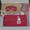 name embroidered herbal eye pillow, linen eye compress pillow, hot and cold eye compress, sleep-inducing eye compress