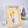 Paper Flower Painting, Billy Ball  MAYPAPERFLOWER Wooden Frame of 15 x 20cm