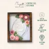 Tranh Hoa Giấy Thủ Công The Pink Rose - MAYPAPERFLOWER