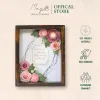 Tranh Hoa Giấy Thủ Công The Pink Rose - MAYPAPERFLOWER