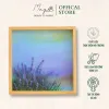 Lavender Field Handmade Paper Flower Painting - MAYPAPERFLOWER