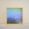 Lavender Field Handmade Paper Flower Painting - MAYPAPERFLOWER