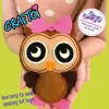 bộ thủ công trẻ tự làm thú nhồi bông 5+ owl owlivia, đồ chơi giáo dục, thú nhồi bông dễ thương, đồ chơi thủ công, đồ chơi thủ công diy