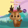 bộ thủ công trẻ tự làm thú nhồi bông 5+ deer daisy bow, đa dạng lựa chọn, chất liệu mềm mại và an toàn, hưỡng dẫn chi tiết, quà tặng cho bé