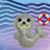 seal silky, diy 5+ sewing kit toy, handmade and educational toy, comprehensive development for children, suitable for kids over 5 years old