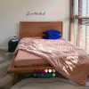 silk bed sheet for mattress under 23cm thick, silk bedspread set, satin bedsheet, silk bedspread made of silk thread