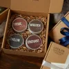 Gift Box Of 4 “Deforest Symphony” Scented Soy Candle Tins