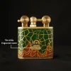 Nemean Hand-Drawn Leather Lighter, Earth Element, Greek Mythology, Personalized Engraved Lighters, Unique Gifts