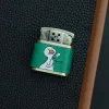 Personalized Engraved Lighter, Cartoon Hand Painted Leather Lighter, Cute Illustration,  Artistic Lighters, Unique Gifts, Personalized Gifts