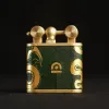 The Classic Green Hand-Drawn Leather Lighter - Ly Dynasty Dragon Art is the perfect choice for those seeking a distinctive and culturally rich accessory.  Featuring the iconic Ly Dynasty dragon, this lighter embodies both the pride and power of the Vietna