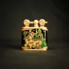 Mighty Ox On The Vast Land Hand-Drawn Leather Lighter, Personalized Engraved Lighters, Art Lighters, Handmade Lighters, Unique Gifts, Personalized Gifts