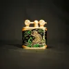 Monkey Admiring The View Hand-Drawn Leather Lighter,  Personalized Engraved Lighters, A Symbol Sharpness And Insight, 12 Chinese Zodiacs, Personalized Gifts