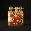Cerberus Hand-Drawn Leather Light, Fire Elements, Greek Mythology, Artistic Lighter, Unique Gifts, Gifts For Him
