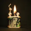 Bật Lửa Dương Phi Cao Sơn Bọc Da Vẽ Tay, Bật Lửa Nghệ Thuật, Hộp Quẹt Nghệ Thuật, Phụ Kiện Da, Quà Tặng Độc Đáo, Quà Tặng Cá Nhân Hóa
