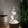 đèn ngủ làm theo yêu cầu, ánh sáng dễ chịu, tuỳ chỉnh theo sở thích, thiết kế tối giản, trang trí phòng ngủ, sản phẩm thủ công