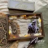 Personalized Photo And Pressed Flower Frame (Max 2 Photos), Handcrafted Keepsake Frames, Thoughtful Gift Frame, Personalized Present Idea, Unique Gift