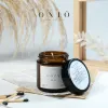 "COZY" Scented Candle, Daily Warmth, Brown Glass Jar, Premium Scented Candle, Aromatherapy, Variety Of Scents, Thoughtful Gifts, Birthday Gifts