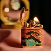 "Phoenix" Hand-Drawn Leather Lighter, Personalized Engraved Lighters, Talent And Beauty Collection, Art Lighters, Unique Gifts, Personalized Gifts