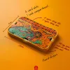 "Money Toad" Hand-Painted Leather Card Holder, Personalized Engraving, Attract Prosperity, Luxury Box, Art Wallet, Accessories, Personalized Gifts