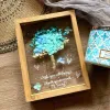 Bouquet Design, Rectangle Dried Flower Frame, Decorative Artwork, Rustic And Natural Beauty, Handcrafted Decor Item, Personalized Gifts