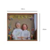 Couple Clay Art, 25cm, Personalized Photo And Message, Custom Clay Painting, Cute Portrait, Personalized Gift, Wedding Gift, Birthday Gift