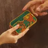 Ví Da Đựng Thẻ "Tỳ Hưu" Vẽ Tay, Khắc Tên Cá Nhân Hóa, Gìn Giữ Tài Vận, Hộp Đựng Sang Trọng, Ví Nghệ Thuật, Phụ Kiện Da Cao Cấp, Quà Tặng Cá Nhân Hóa