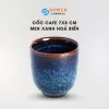 Cốc Cà Phê Gốm Men Xanh Hỏa Biến, 7 X 8 Cm, Gốm Sứ Bát Tràng Cao Cấp, Cốc Sứ Màu Sắc Độc Đáo, Gốm Sứ Thủ Công Việt Nam, Quà Tặng Việt Nam Tinh Tế