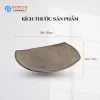 Đĩa Cắt Men Gấm Vàng Hỏa Biến, 26 x 19cm, Gốm Sứ Bát Tràng, Đĩa Gốm Cao Cấp, Khay Gốm Sứ, Thiết Kế Phá Cách, Gốm Sứ Việt Nam, Quà Tặng Tinh Tế