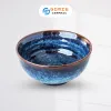 Bộ Đĩa Bày Bánh Kẹo Kiểu Hoa 4 Cánh Men Xanh Hỏa Biến, Gốm Sứ Bát Tràng, Gốm Nghệ Thuật, Trang Trí Nội Thất, Đĩa Sò Và Bát Tròn, Quà Tân Gia Tinh Tế