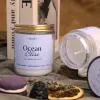 "Ocean Bliss" Scented Candle, A Refreshing Ambiance, Printed Name Or Logo, Soy Wax Scented Candle, Coconut Wax Scented Candle, Personalized Gift