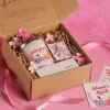 Glass Jar Scented Candle Gift Set With Cute Pin / Keychain / Bear Charm, "Women's Rights" Collection, Handmade Candle, Meaningful Gift For Women