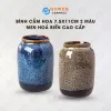 Bình Hoa Gốm Sứ Bát Tràng Men Hỏa Biến Kích Thước 7.5 x 11cm Giúp Tôn Vinh Vẻ Đẹp Mọi Loài Hoa Lý Tưởng Để Trang Trí Nội Thất Và Làm Quà Tân Gia